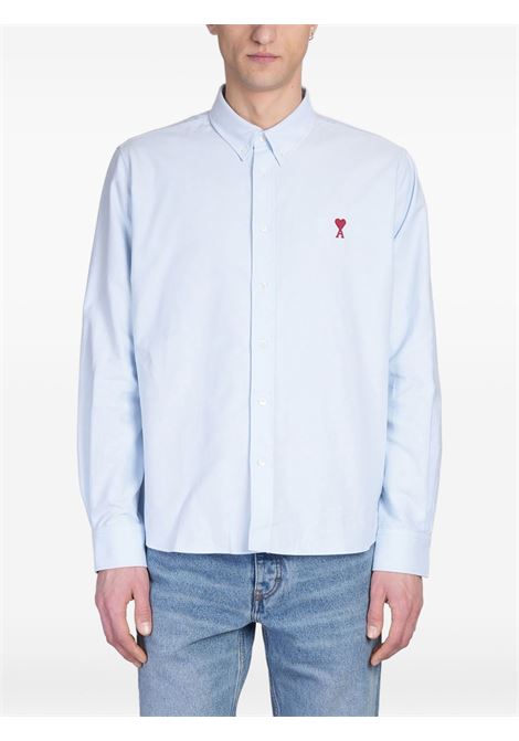 Light blue Ami de Coeur cotton shirt Ami paris - women